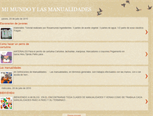 Tablet Screenshot of mimundomanualidades.blogspot.com