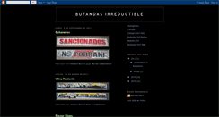 Desktop Screenshot of bufandasirreductible.blogspot.com