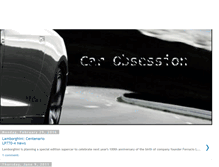 Tablet Screenshot of car-obsession.blogspot.com