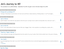 Tablet Screenshot of jensjourneyto40.blogspot.com