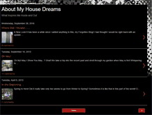 Tablet Screenshot of aboutmyhousedreams.blogspot.com