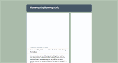 Desktop Screenshot of homeopathy-homeopathic.blogspot.com