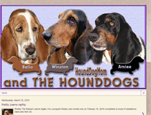 Tablet Screenshot of hounddogmom.blogspot.com