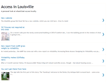 Tablet Screenshot of accessiblelouisville.blogspot.com