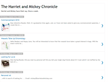 Tablet Screenshot of harrietandmickey.blogspot.com