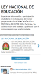 Mobile Screenshot of leynacionaldeeducacion.blogspot.com