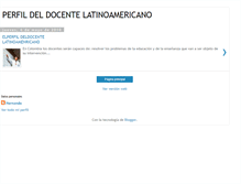 Tablet Screenshot of perfildeldocentelatinoamericano.blogspot.com