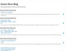 Tablet Screenshot of greendovenet.blogspot.com