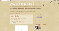 Desktop Screenshot of desafiosdaincluso.blogspot.com