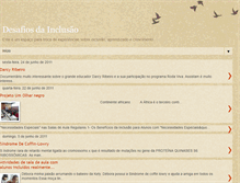 Tablet Screenshot of desafiosdaincluso.blogspot.com