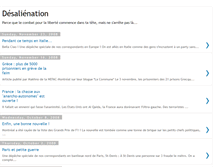 Tablet Screenshot of desalienation.blogspot.com