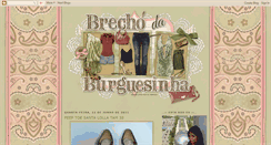 Desktop Screenshot of brechodaburguesinha.blogspot.com