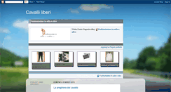 Desktop Screenshot of cavalliliberi.blogspot.com