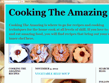 Tablet Screenshot of cookingtheamazing.blogspot.com