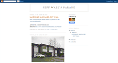 Desktop Screenshot of jeffwallparade.blogspot.com