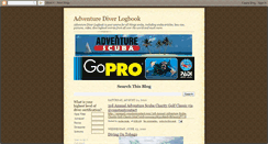 Desktop Screenshot of adventurediver.blogspot.com