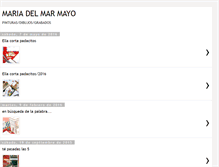 Tablet Screenshot of mariadelmarmayo.blogspot.com