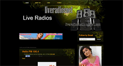 Desktop Screenshot of liveradiosnet.blogspot.com