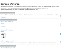 Tablet Screenshot of demonicworkshop.blogspot.com