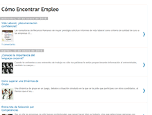 Tablet Screenshot of comoencontrarempleo.blogspot.com