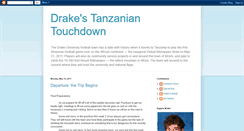 Desktop Screenshot of drakefootball.blogspot.com