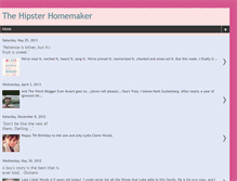 Tablet Screenshot of hipsterhomemaker.blogspot.com