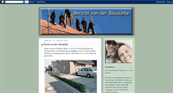 Desktop Screenshot of berichtvonderbaustelle.blogspot.com