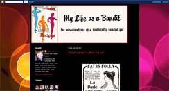 Desktop Screenshot of mylifeasabandit.blogspot.com