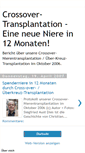 Mobile Screenshot of crossover-nierenspende.blogspot.com
