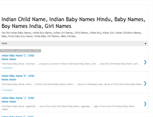 Tablet Screenshot of indianbabynameindia-childnameindia.blogspot.com