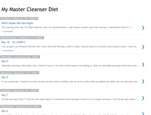 Tablet Screenshot of my-master-cleanser-diet.blogspot.com