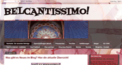 Desktop Screenshot of belcantissimo.blogspot.com