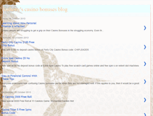 Tablet Screenshot of anthonycasinobonusesblog.blogspot.com