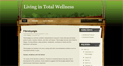 Desktop Screenshot of livingintotalwellness.blogspot.com