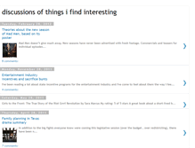 Tablet Screenshot of interestingdiscussions.blogspot.com