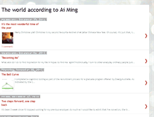 Tablet Screenshot of ai-ming.blogspot.com