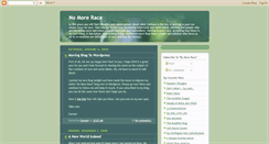 Desktop Screenshot of nomorerace.blogspot.com