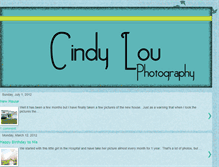 Tablet Screenshot of cindylouphoto.blogspot.com