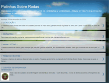 Tablet Screenshot of patinhassobrerodas.blogspot.com