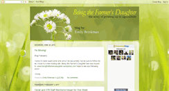 Desktop Screenshot of beingthefarmersdaughter.blogspot.com