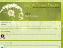 Tablet Screenshot of beingthefarmersdaughter.blogspot.com