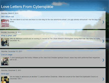 Tablet Screenshot of lovelettersfromcyberspace.blogspot.com