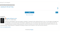 Tablet Screenshot of 40daysforlifememphis.blogspot.com