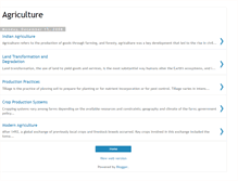 Tablet Screenshot of agriculturie.blogspot.com