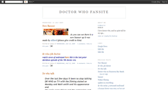 Desktop Screenshot of doctorwhofansite-emma5.blogspot.com