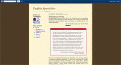 Desktop Screenshot of englishspecialties.blogspot.com