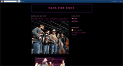Desktop Screenshot of fans-for-enns.blogspot.com