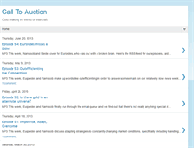 Tablet Screenshot of calltoauction.blogspot.com