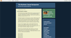 Desktop Screenshot of bizcasualbackpacker.blogspot.com