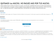 Tablet Screenshot of gestiondemultas.blogspot.com